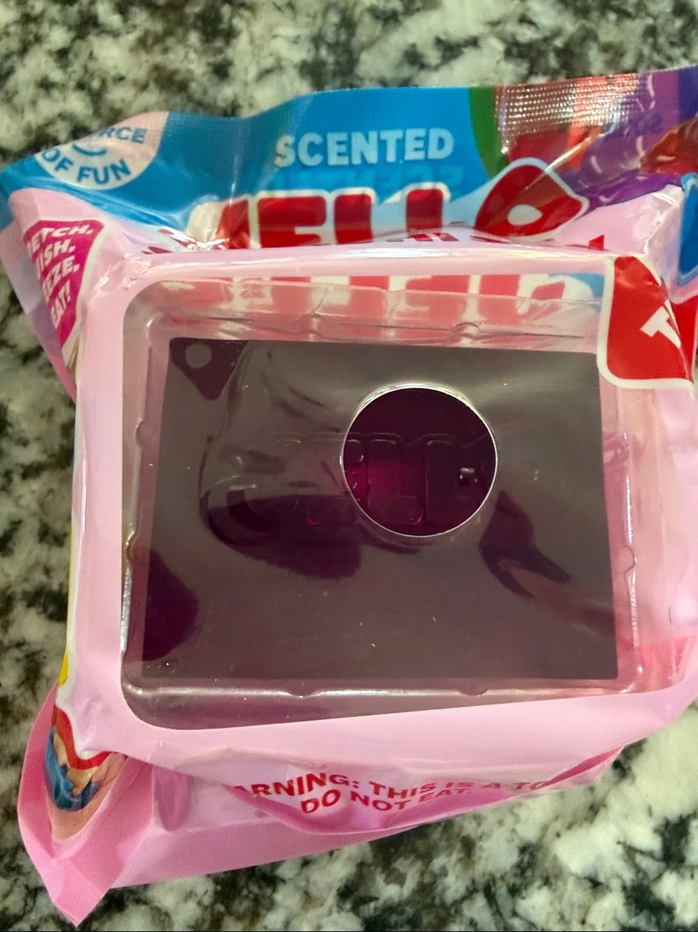 Scented Squishy jello  purple Toy  Scented NIOP